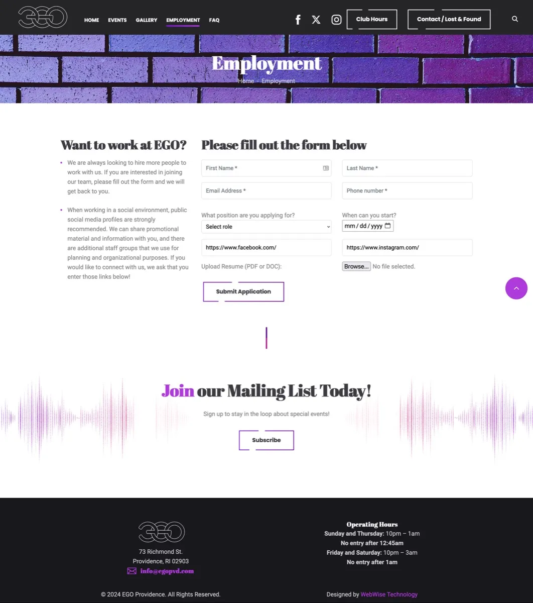 EGO Providence screenshot (4 of 4)
